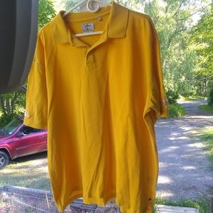 **Callaway Men's Yellow Golf Polo Shirt